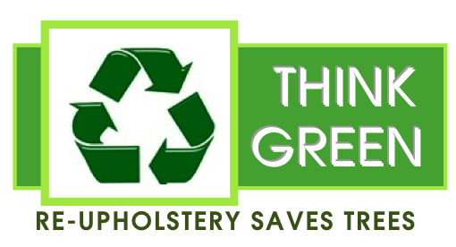 Reupholstery Slipcovers Save Trees Think Green Recyle symbol